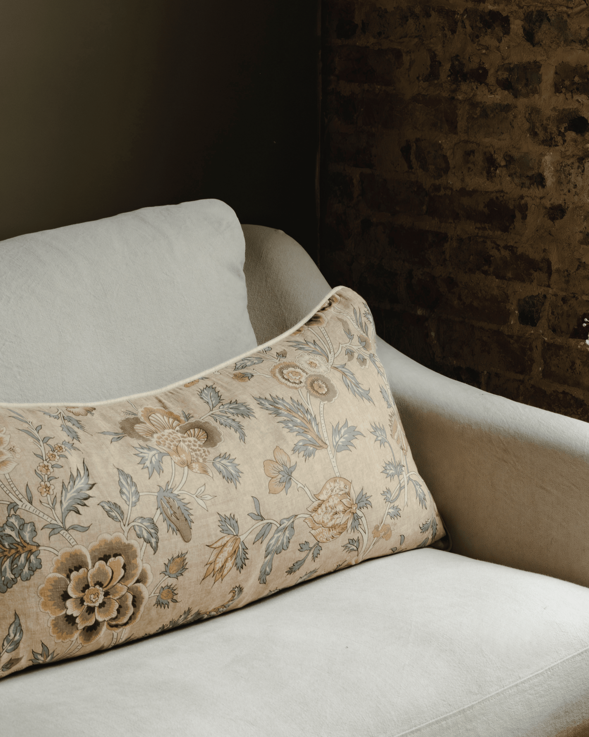 The Thistle And Bloom Lumbar Cushion