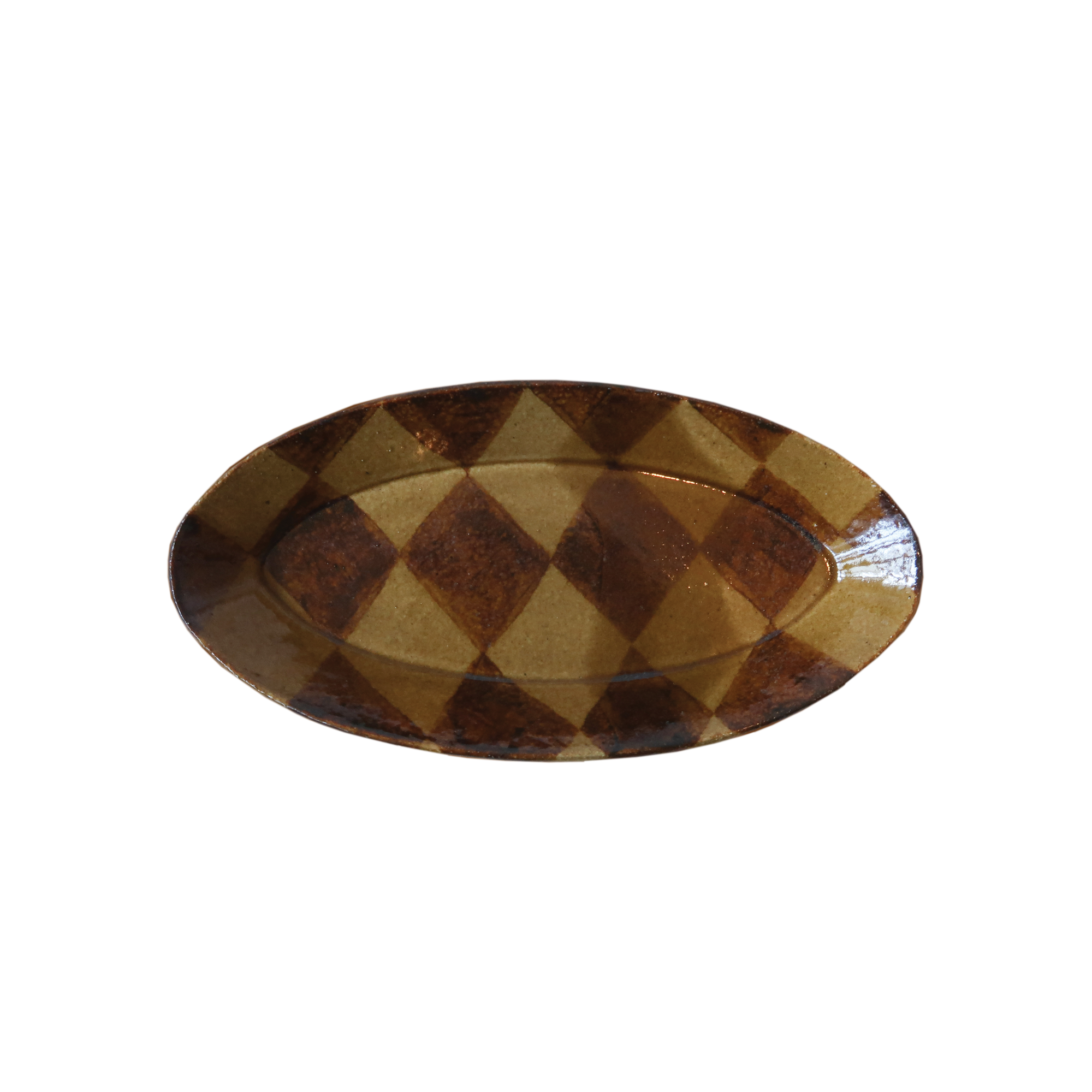 Honey Glaze Circus Dish - Thin Oval