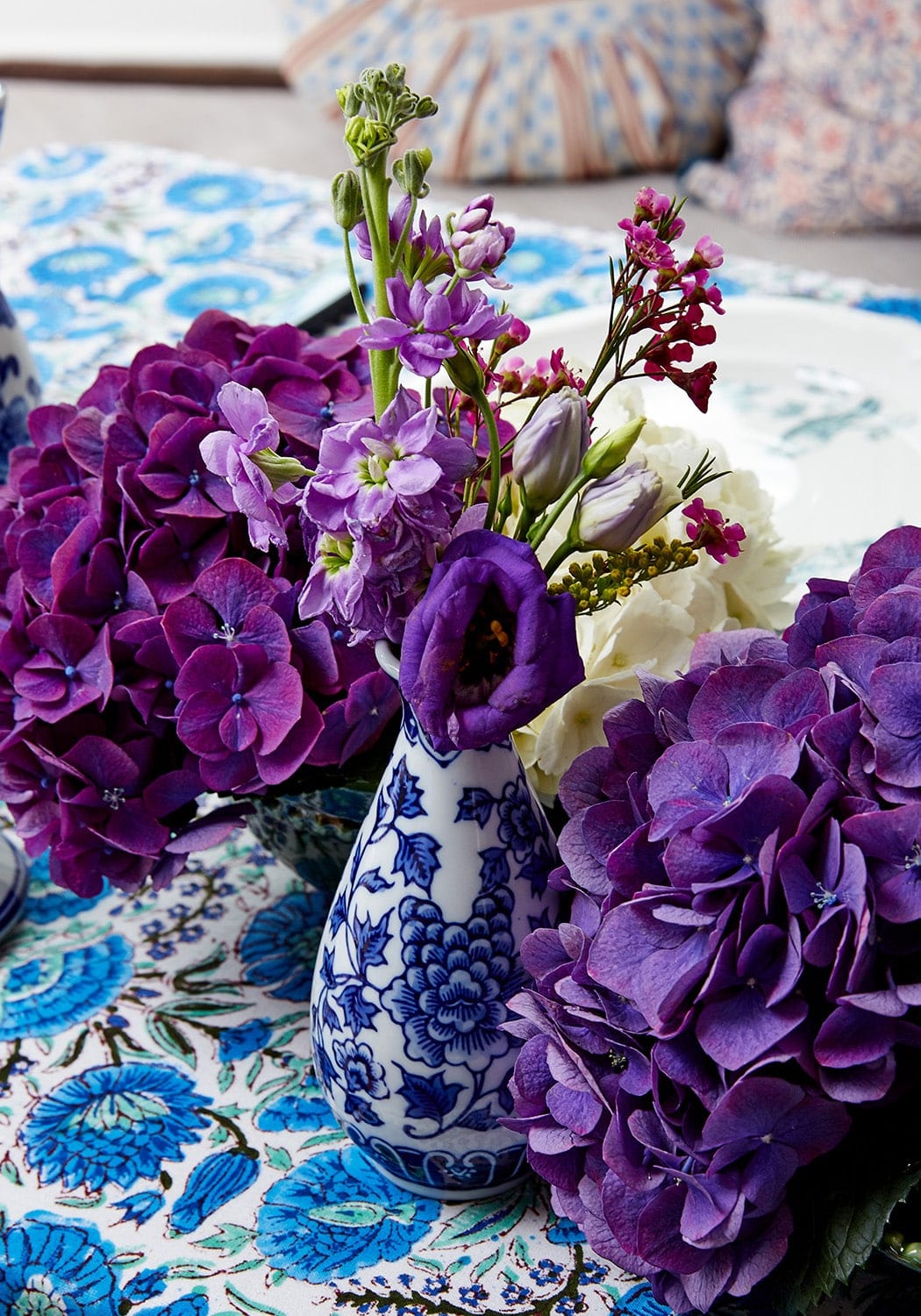 Three Delft Bud Vases - Casa by Josephine Jenno