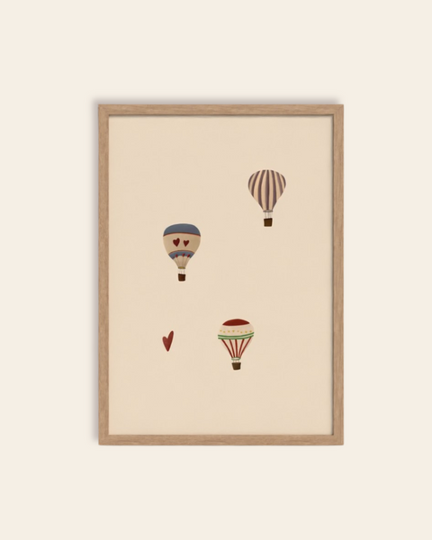 Three Balloons Art Print
