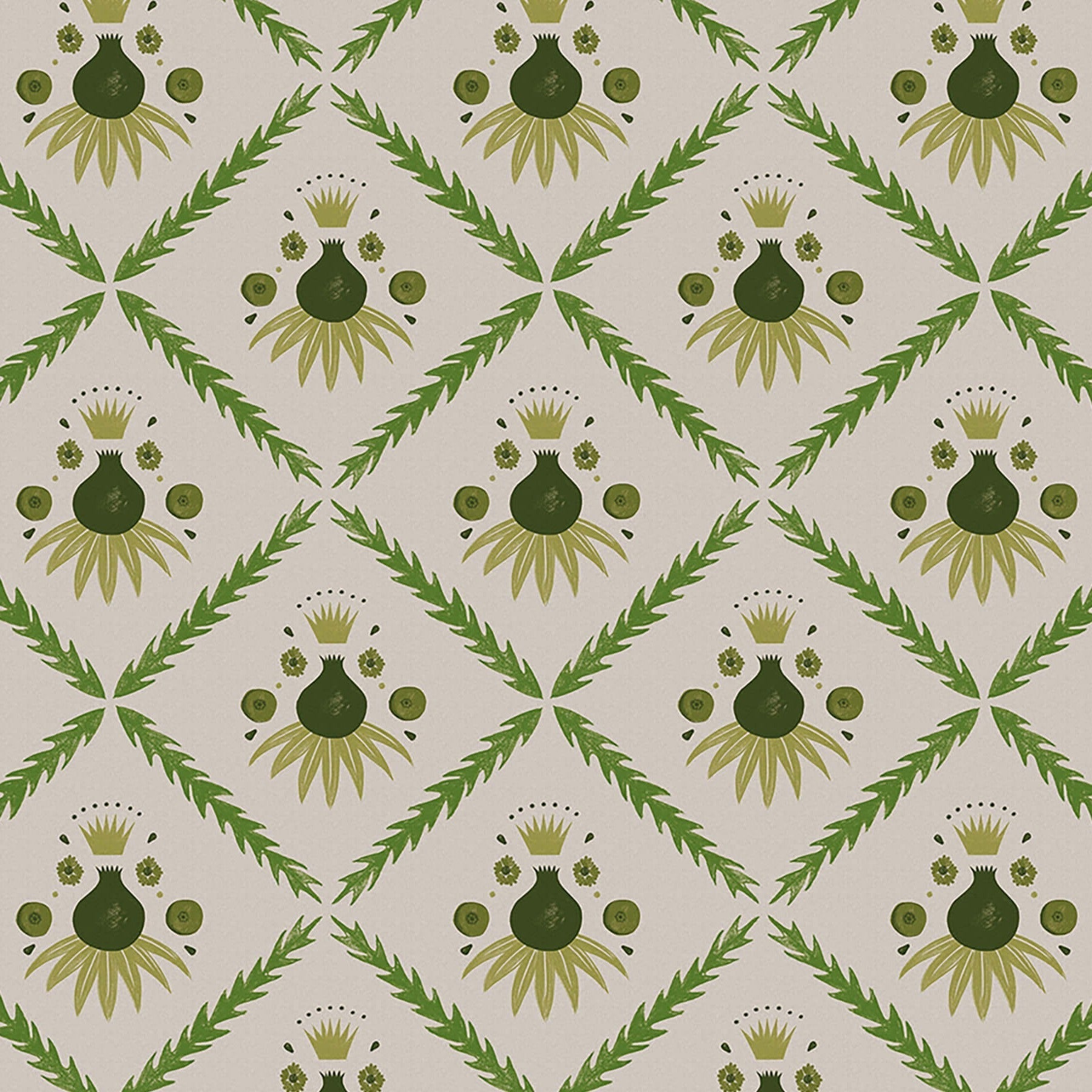 Pome Wallpaper Sample, Moss