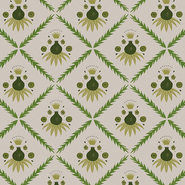 Pome Wallpaper Sample, Moss