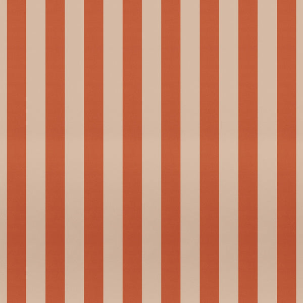 Sonia Stripe Wallpaper, Ginger, Roll