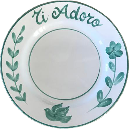 Lorafolk Ti Adoro Plate 25cm