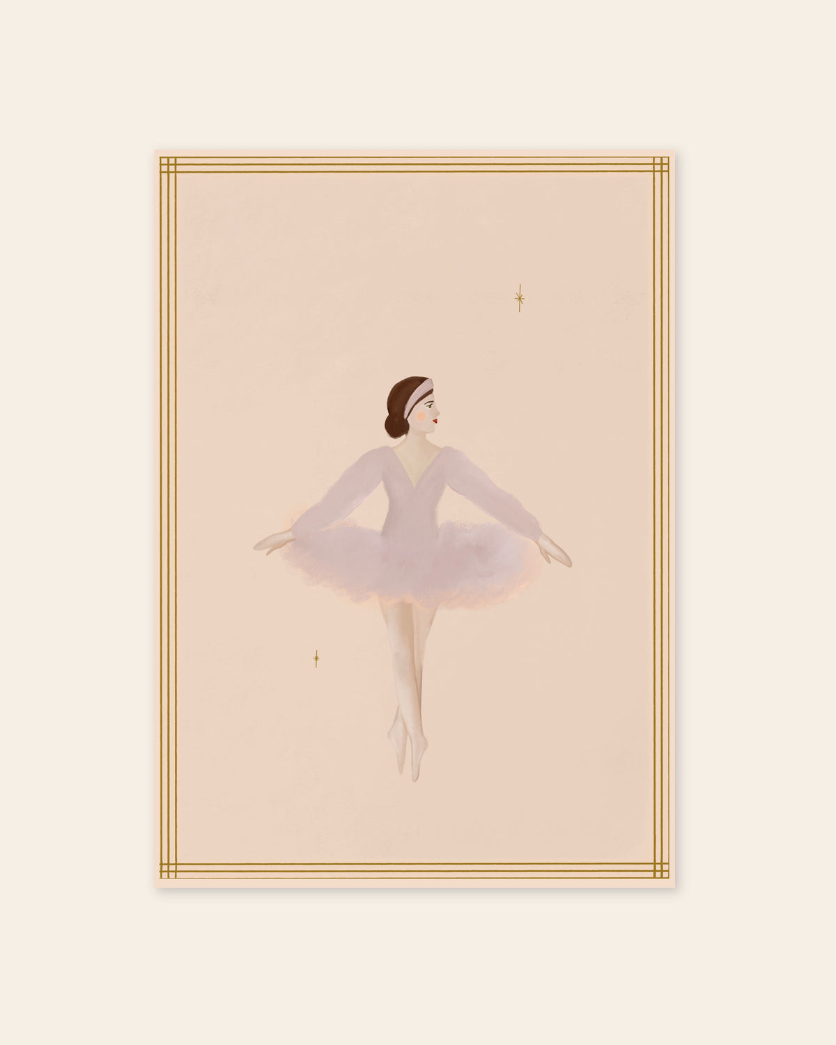 Tiny Dancer art print — framed print mock-up in a room setting, view 2