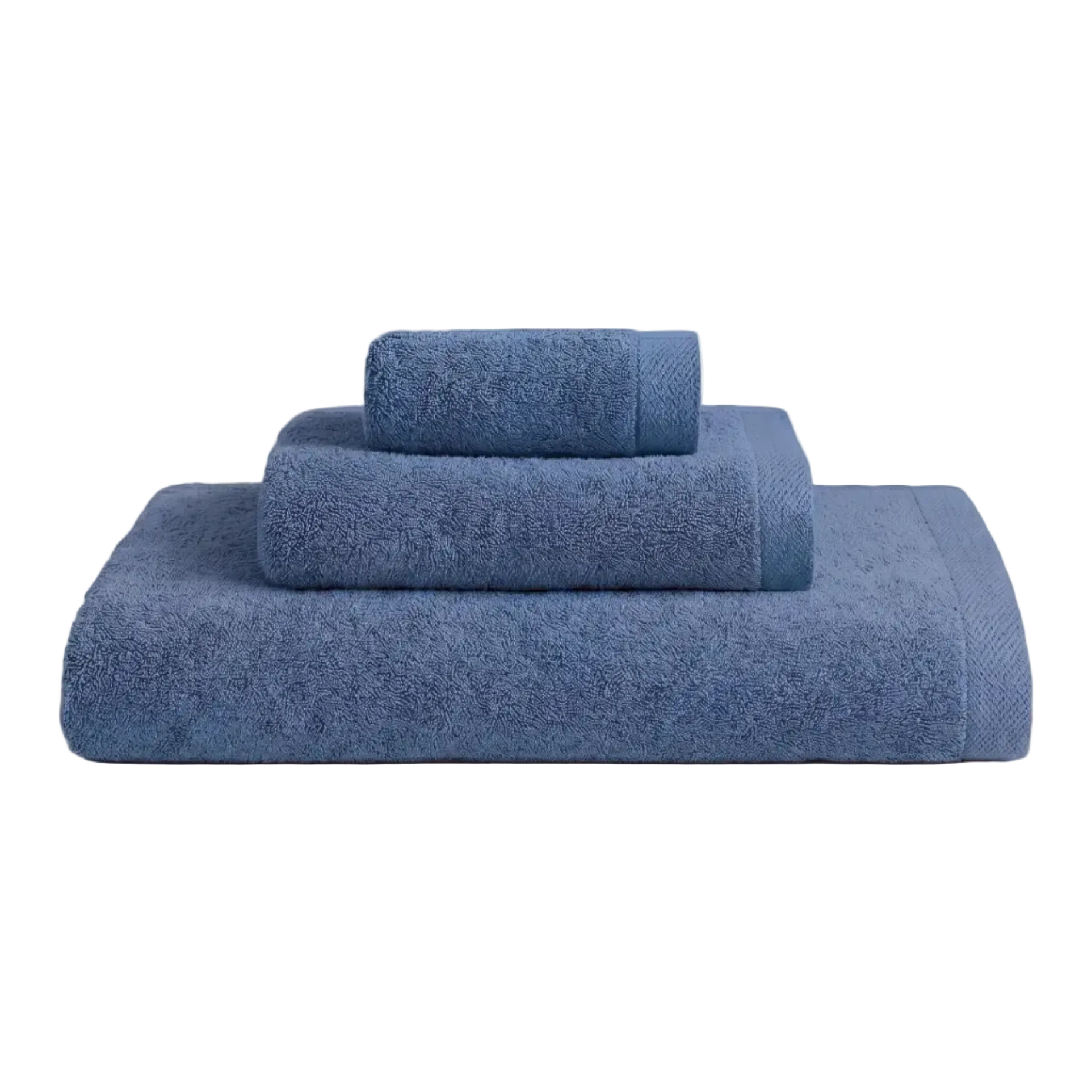 Premium Cotton Bath Towel, Greyish Blue