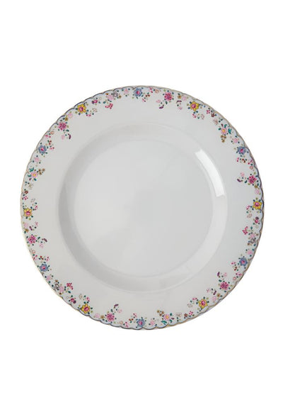 Tobacco Leaf China Charger Display Plates - Set of 2 - Casa by Josephine Jenno