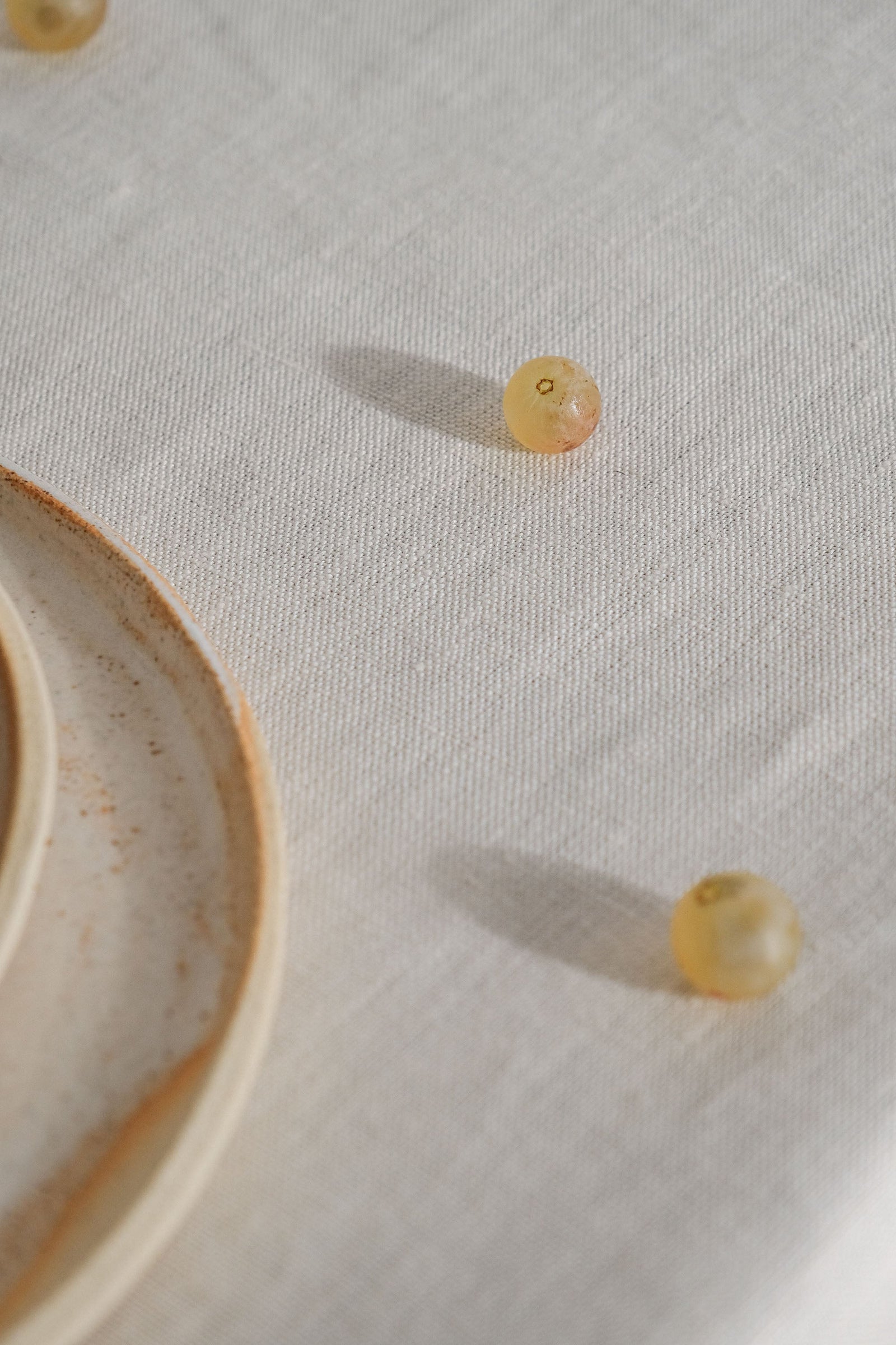 Linen Tablecloth in Ivory
