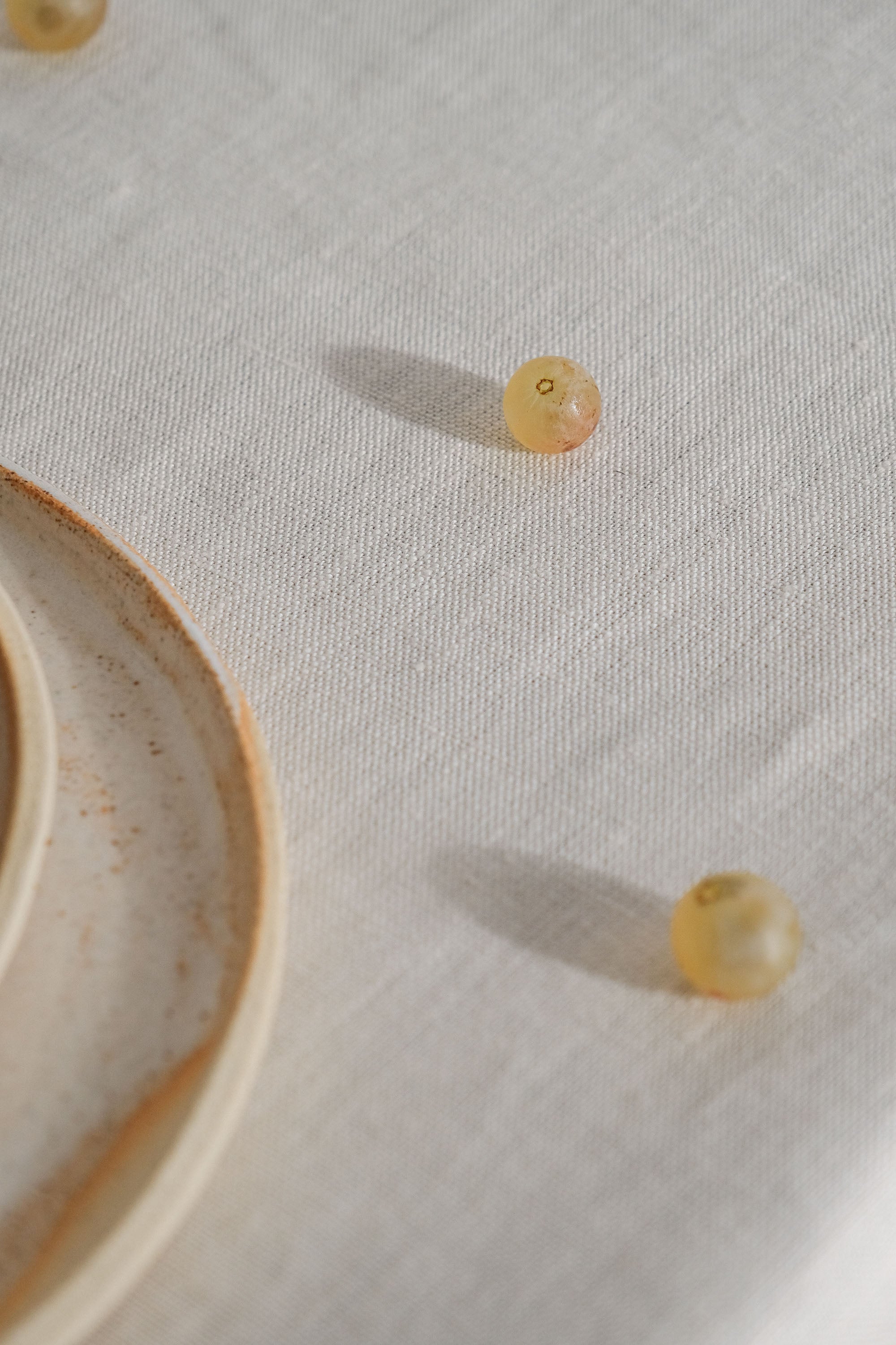 Linen Tablecloth in Ivory