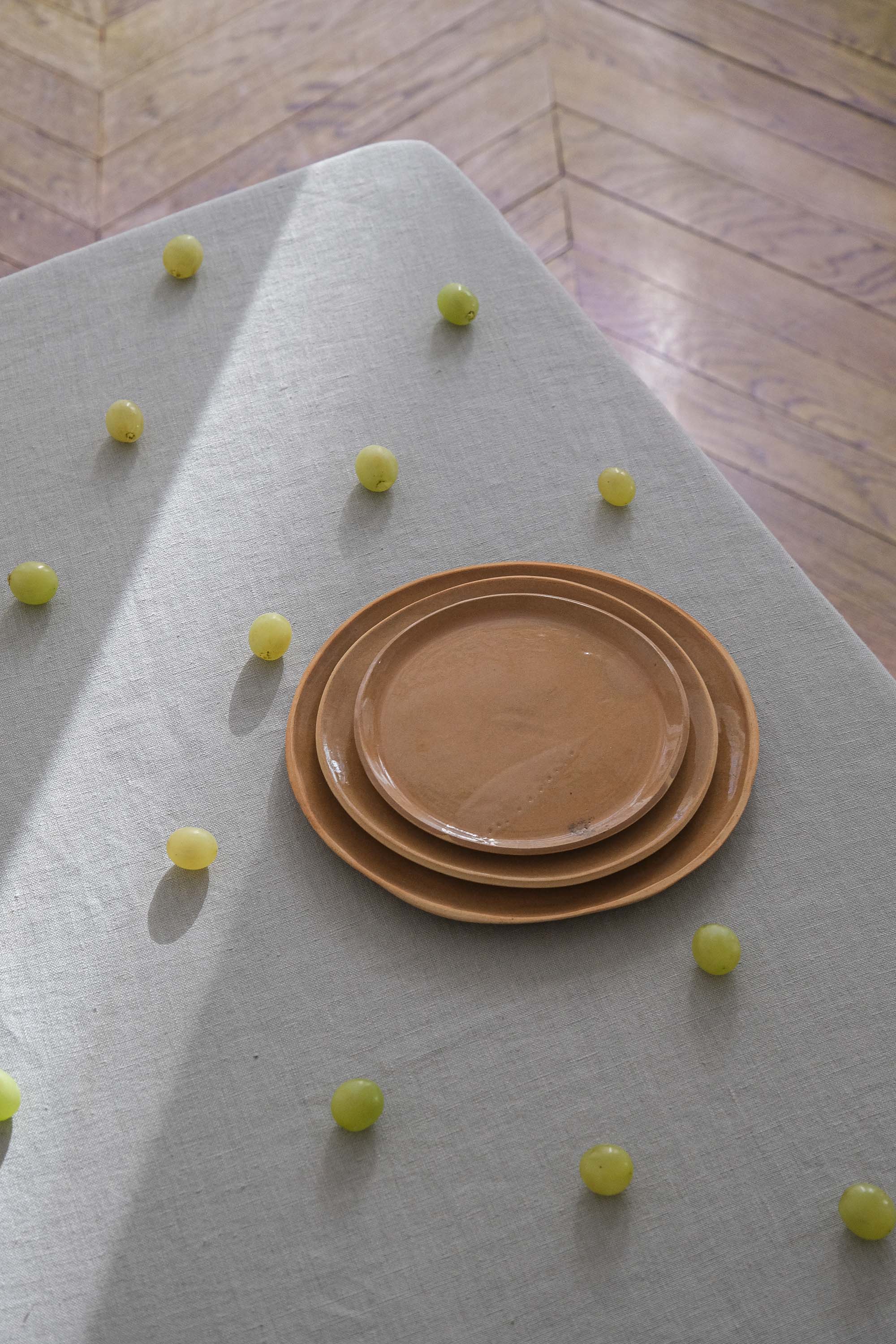 Linen Tablecloth in Seafoam Green