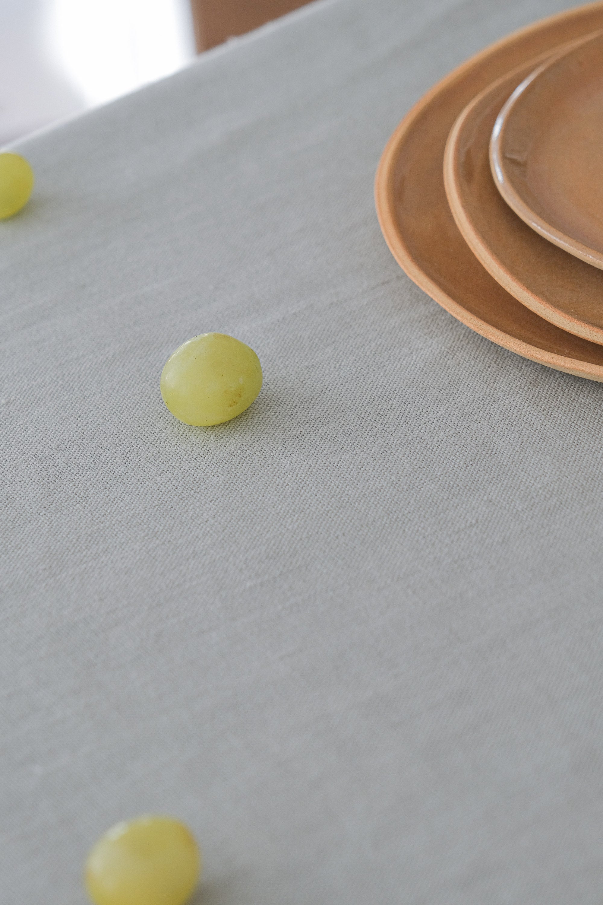 Linen Tablecloth in Seafoam Green