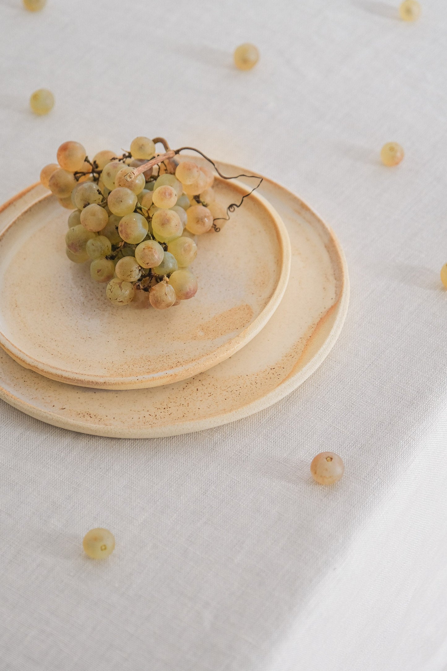 Linen Tablecloth in Ivory