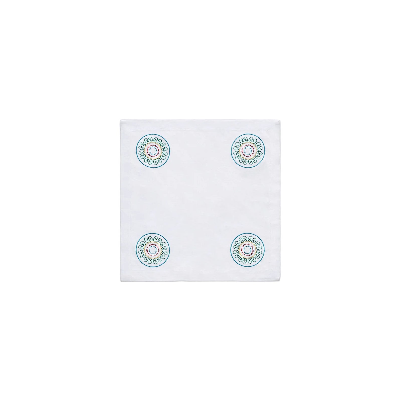 Multicolor Luminaria Napkin - Set of 2 - White Linen