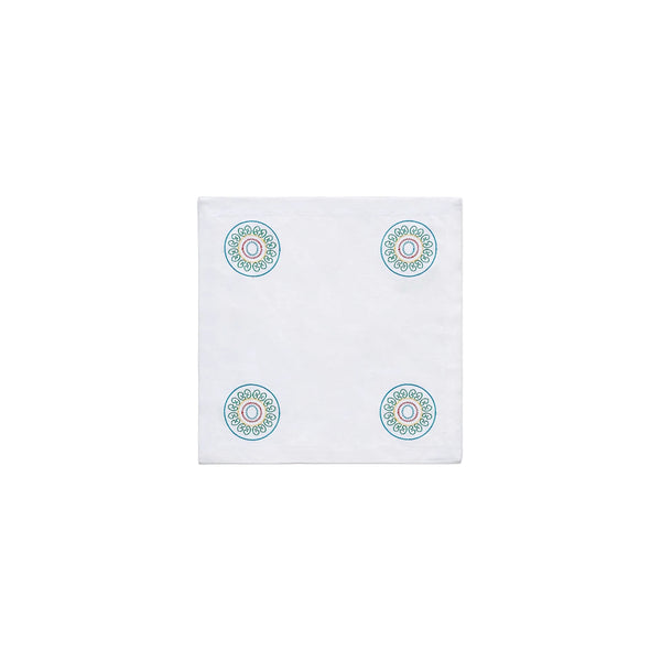 Multicolor Luminaria Napkin - Set of 2 - White Linen