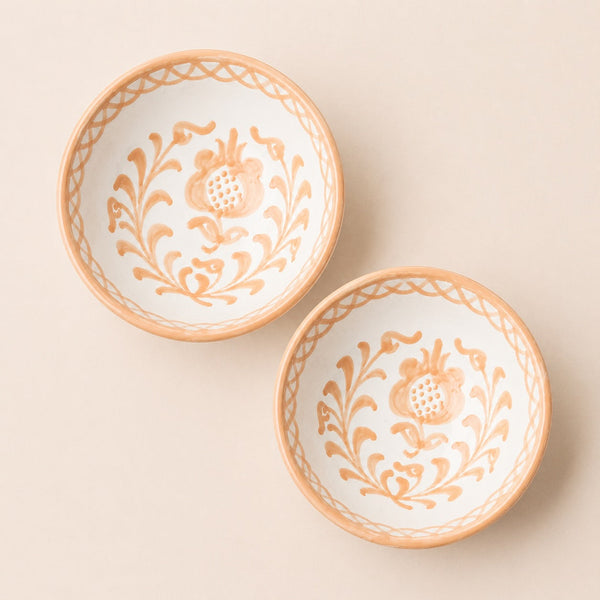 Cereal bowl with flower pattern