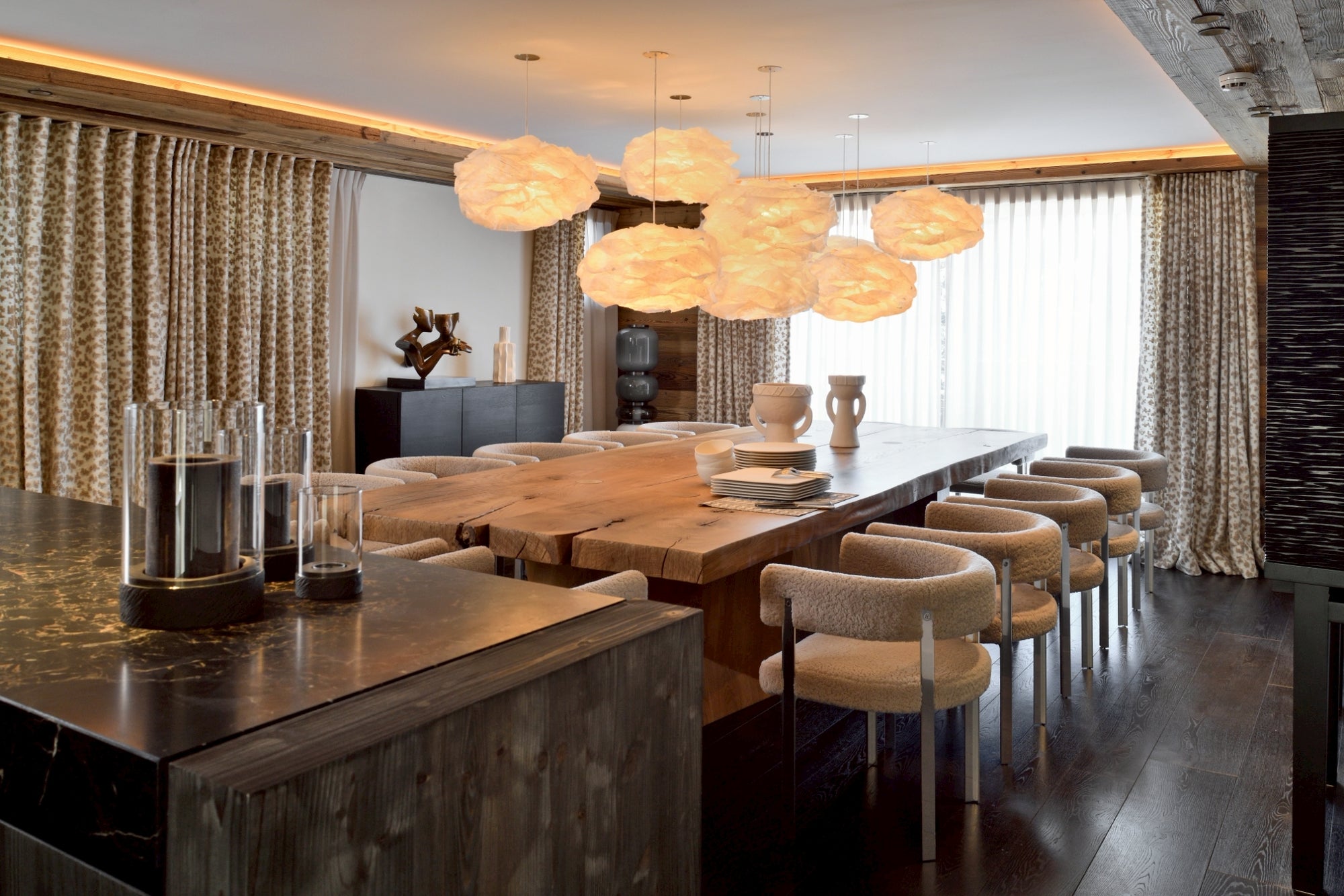 Transcendence 2 Sculptural Pendant Light by Ango