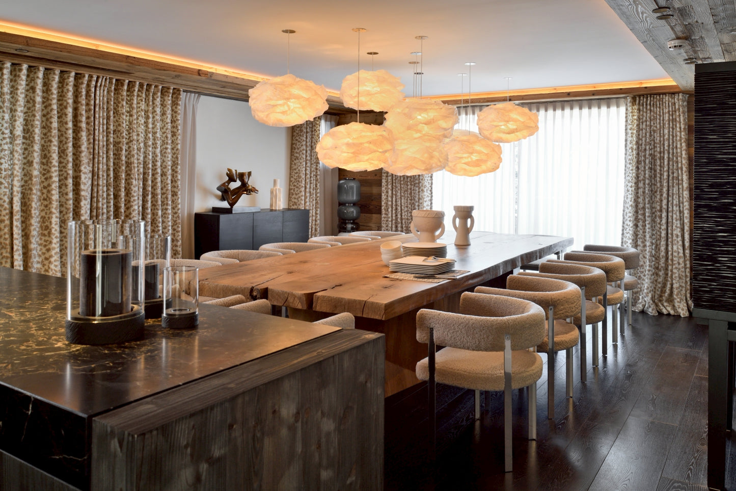Transcendence 2 Sculptural Pendant Light by Ango