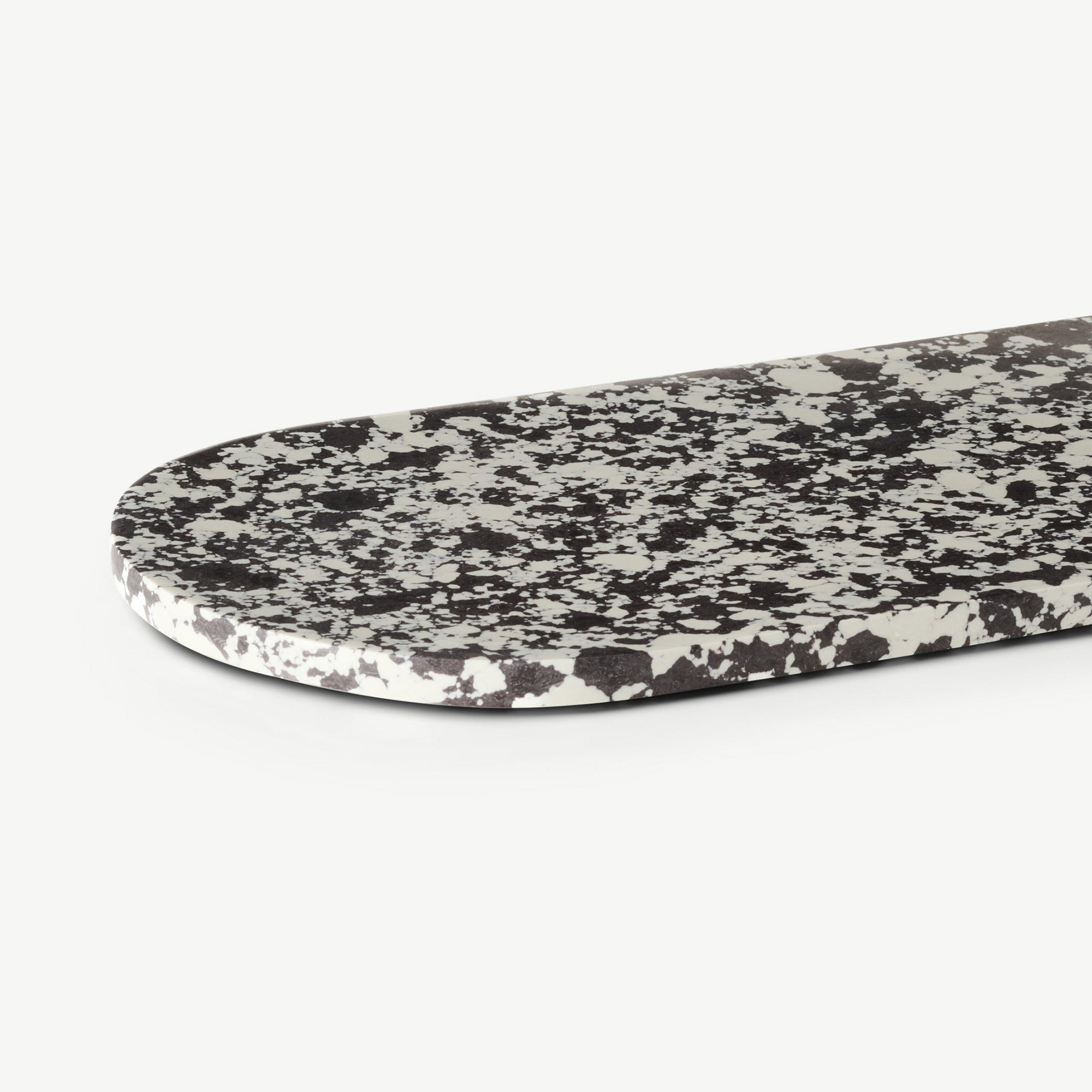 Rock Large Serving Tray, Black and White