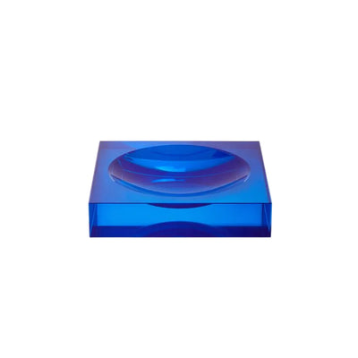Chelsea Cobalt Glass Trinket Tray - Blue