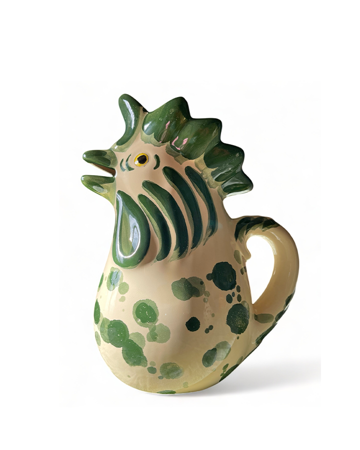 The ‘Tuscan Green’ Rooster Jug