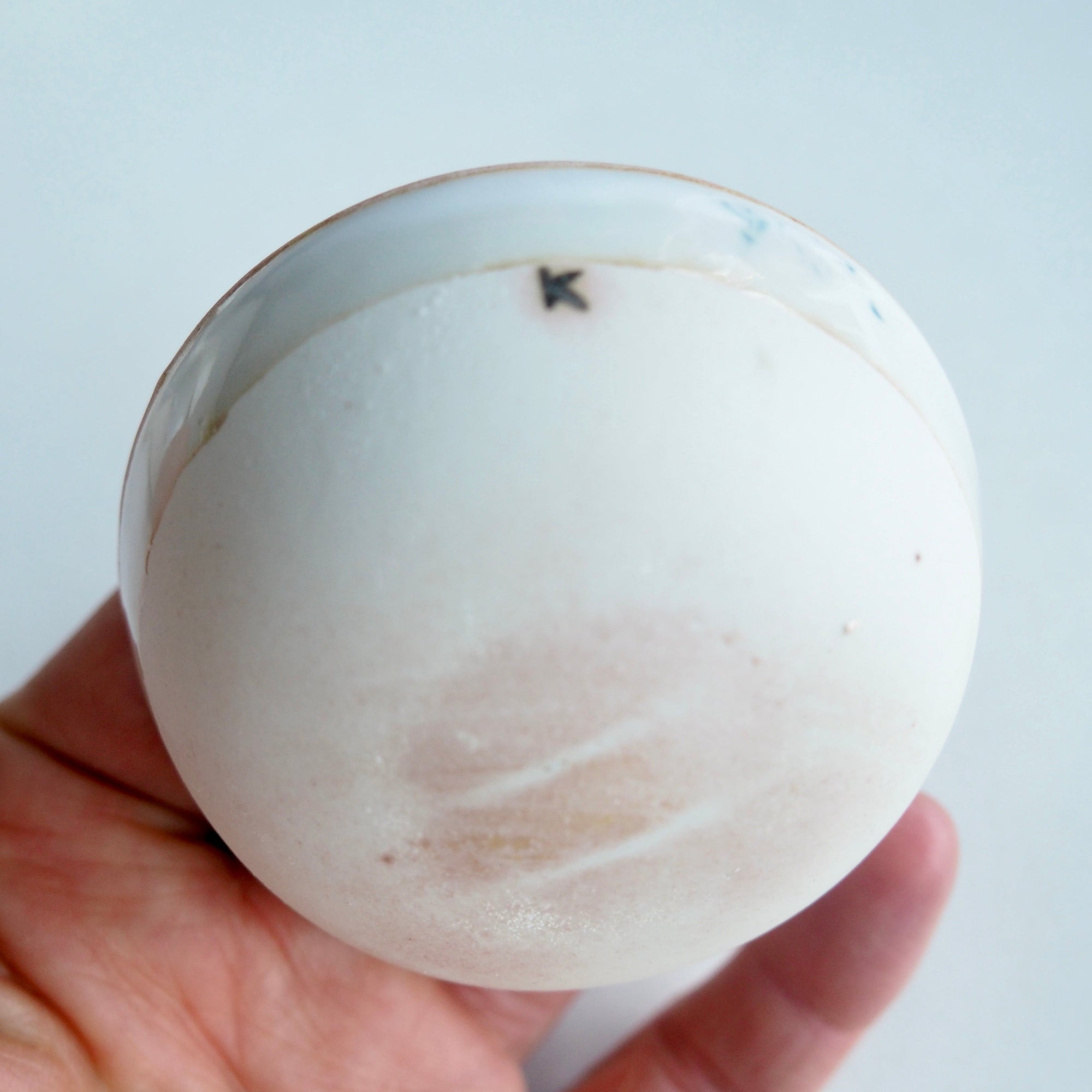 Handmade Mini Green Spotted Beetle Porcelain Ceramic Ring Dish
