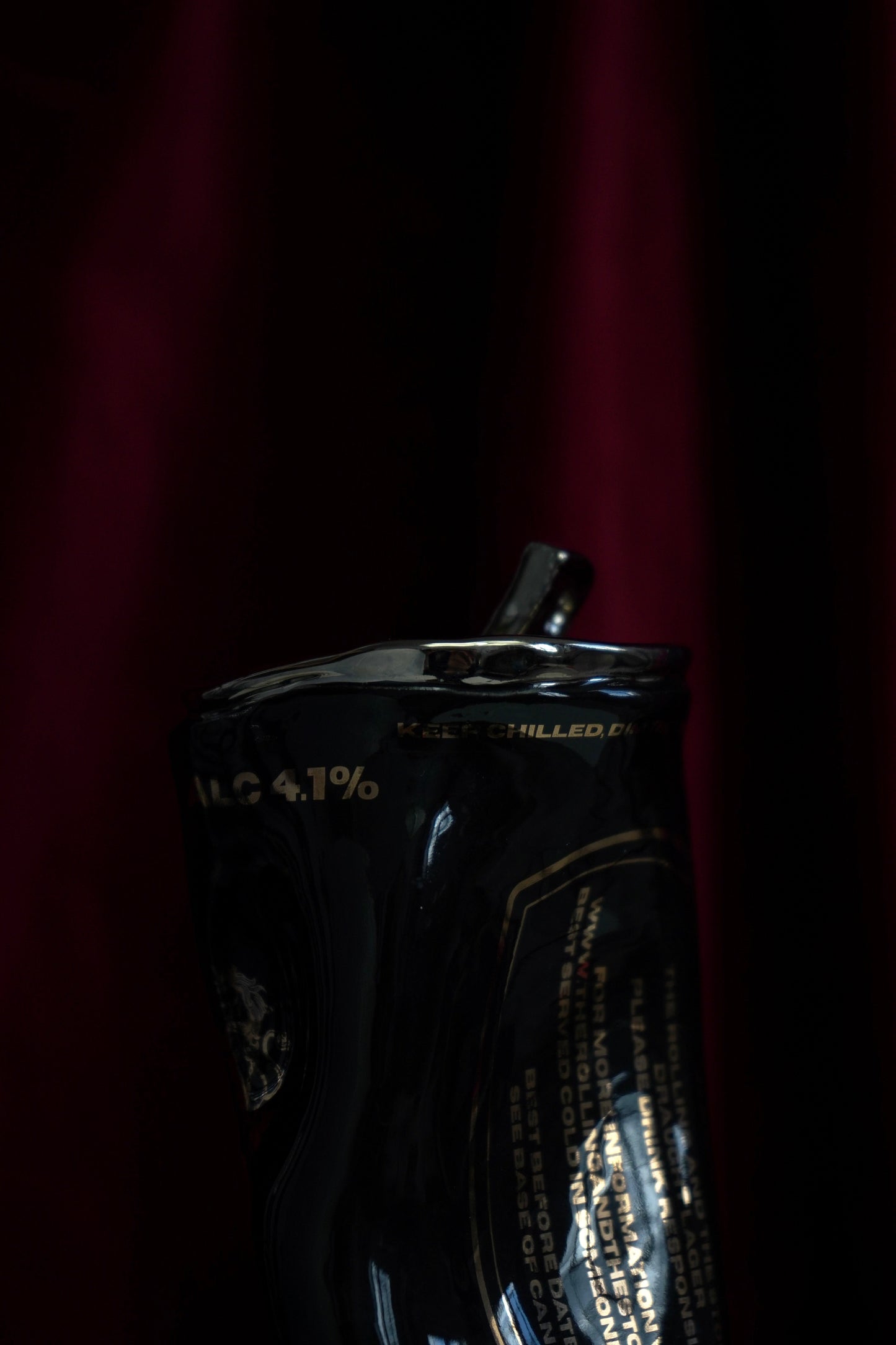 Crushed Silver Beer Can