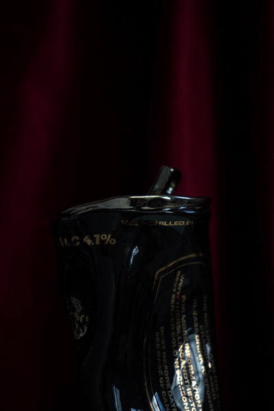 Crushed Silver Beer Can
