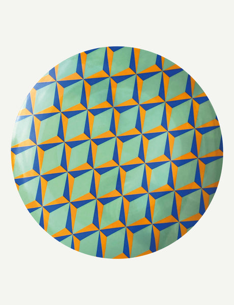 Retro Plate Green