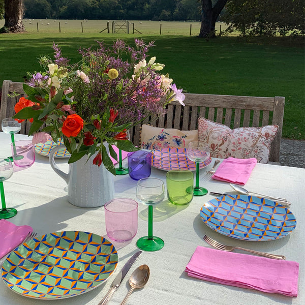 Retro Plate Pink