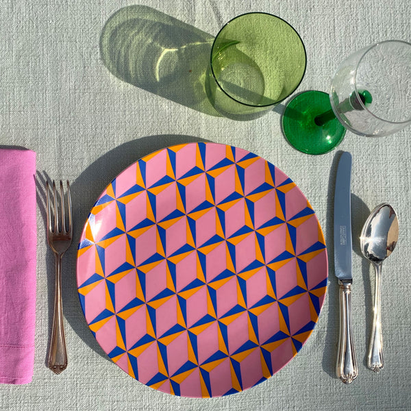 Retro Plate Pink