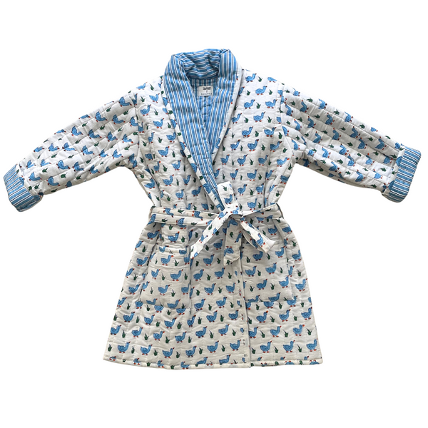 Children's Blue Duck Dressing Gown