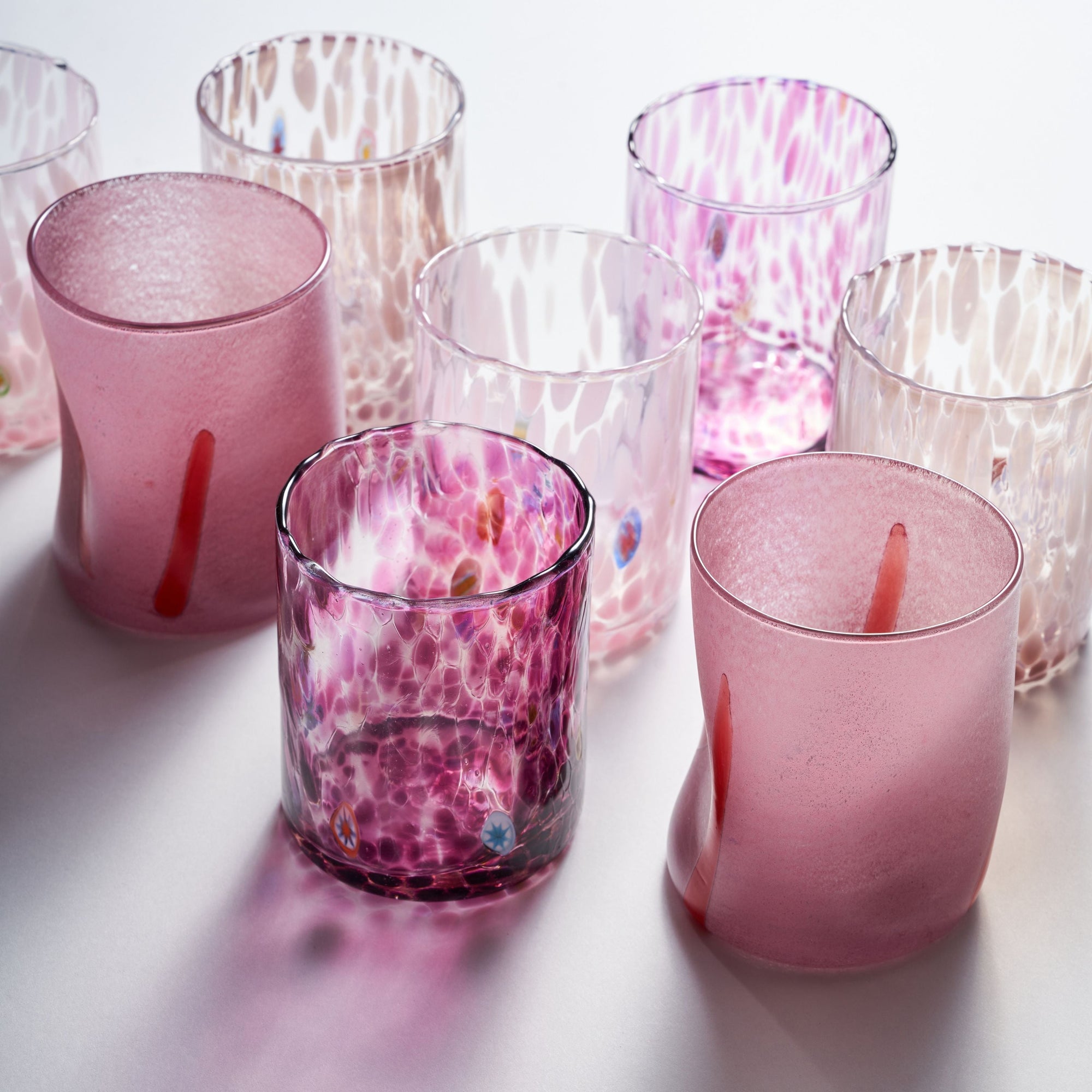 Giro Hand-Blown Murano Glass Tumbler