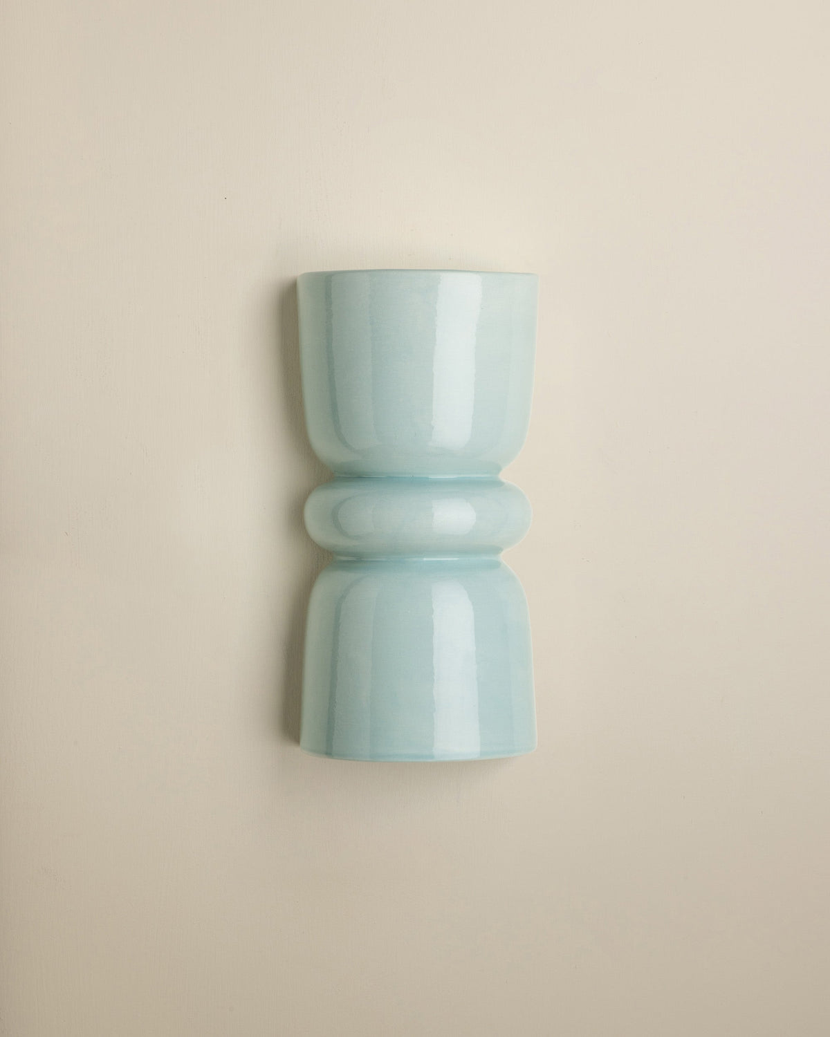 Redonda Up & Down Ceramic Wall Light, Dawn Blue