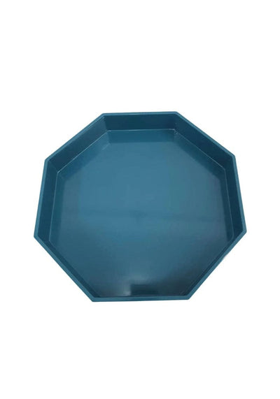 Ursula's Favourite Small Octagon Tray - Lagoon - Casa by Josephine Jenno