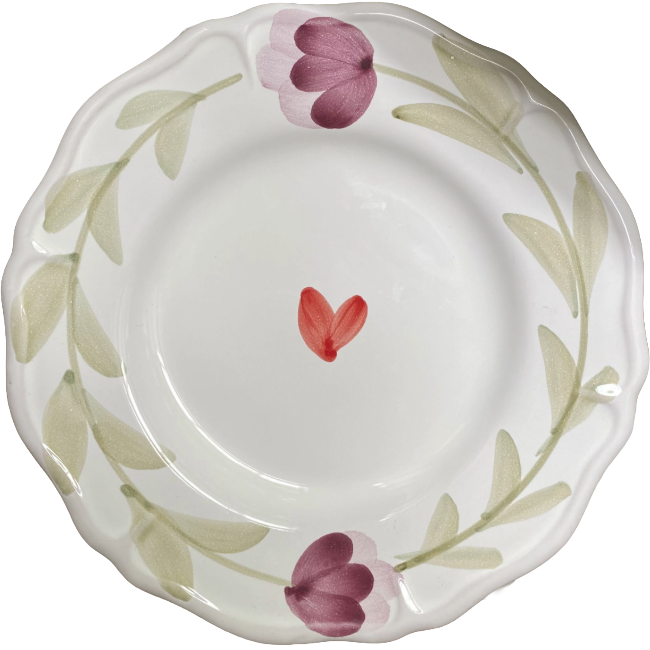 Violet Rosa Plate - 16 cm