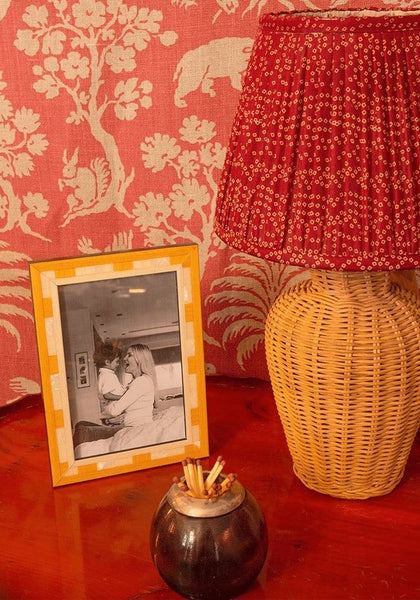 Valduga Marquetry Yellow Frame, 6x4"