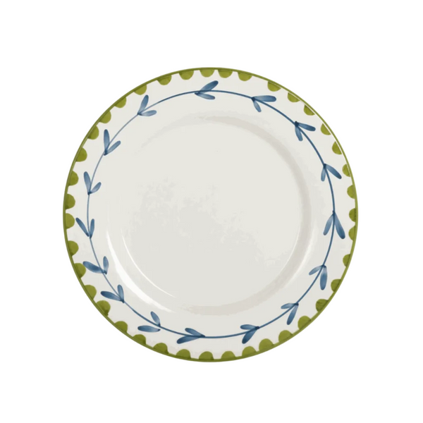 Banana Hand-Painted Dinner Plate - Set of 4
