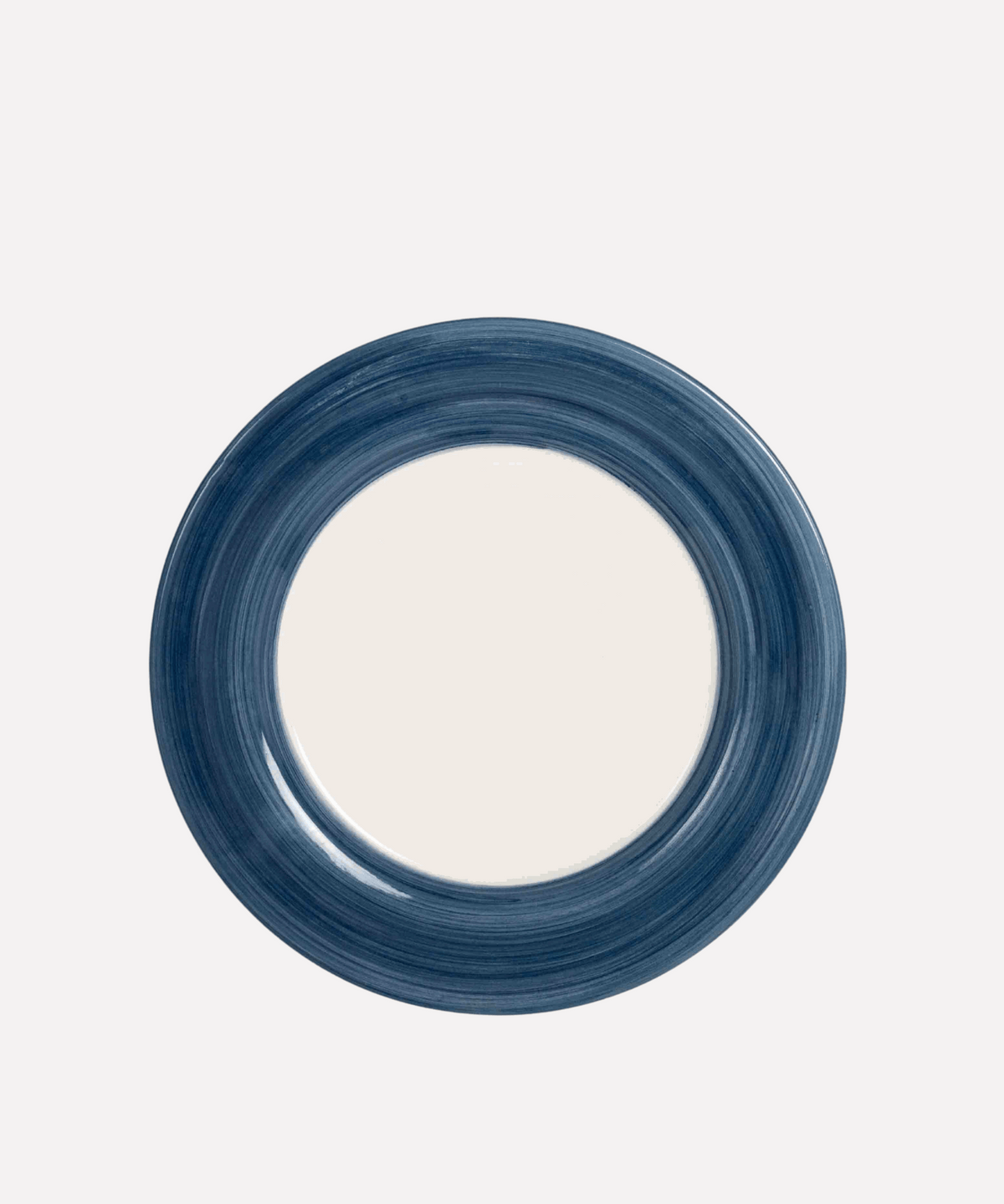 Classic Blue Hand-Painted Dinner Plate - Set of 4