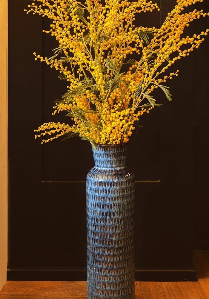 Hand crafted Blue Vase - Large