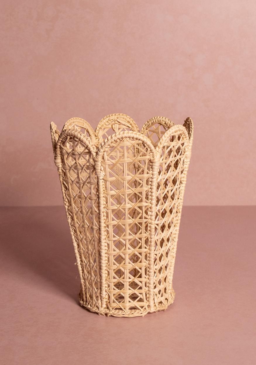 Vases Atlántico Iraca Scallop Vase, Natural - Set of 2