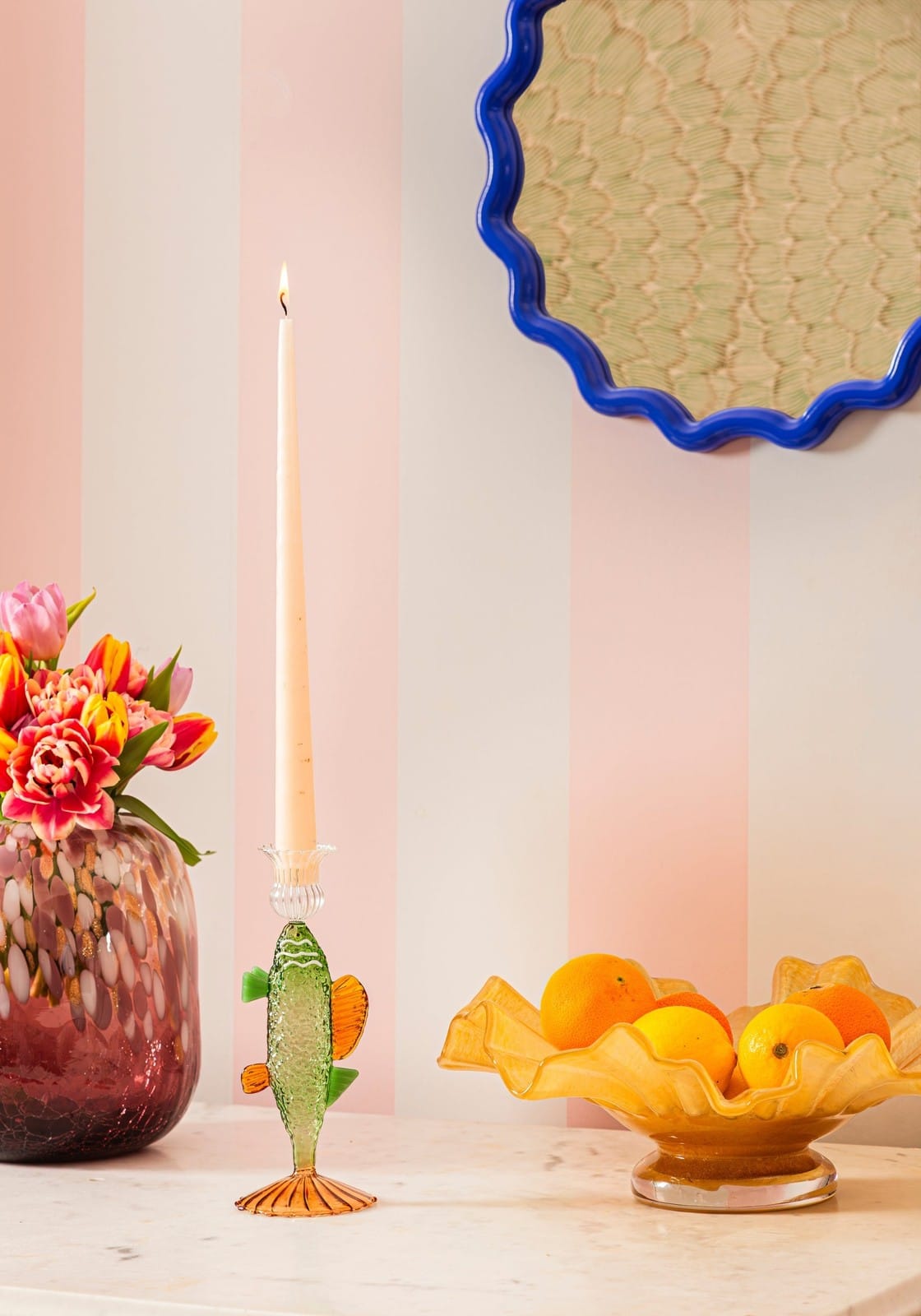 Vases Fleur Sunburst Glass Bowl