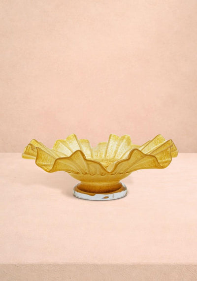 Fleur Sunburst Glass Bowl