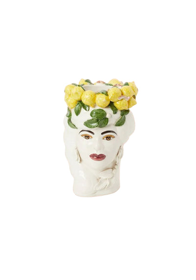 Italian Woman with Lemons Vase Moro Head