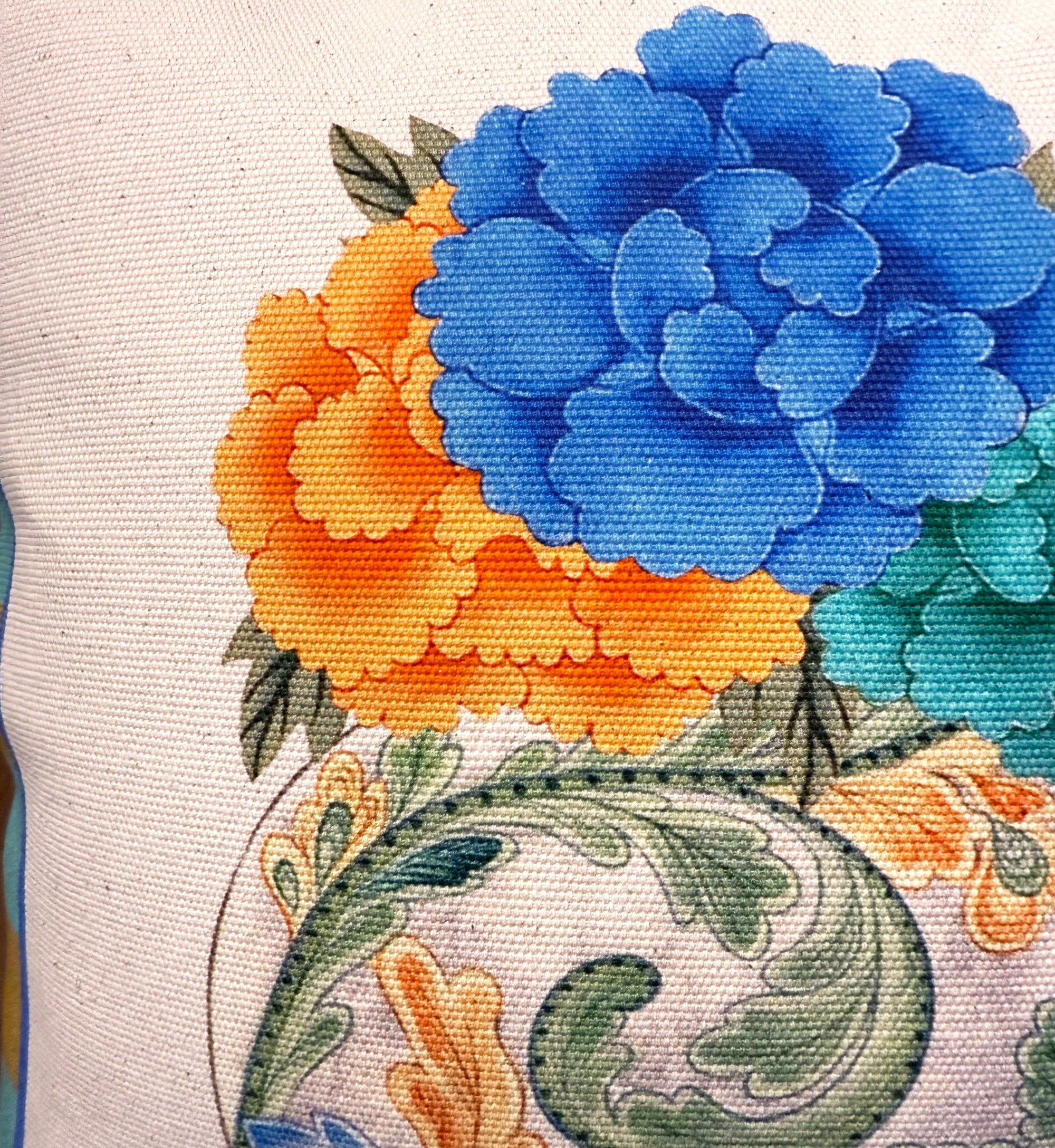 Amalfi Bouquet Throw Pillow