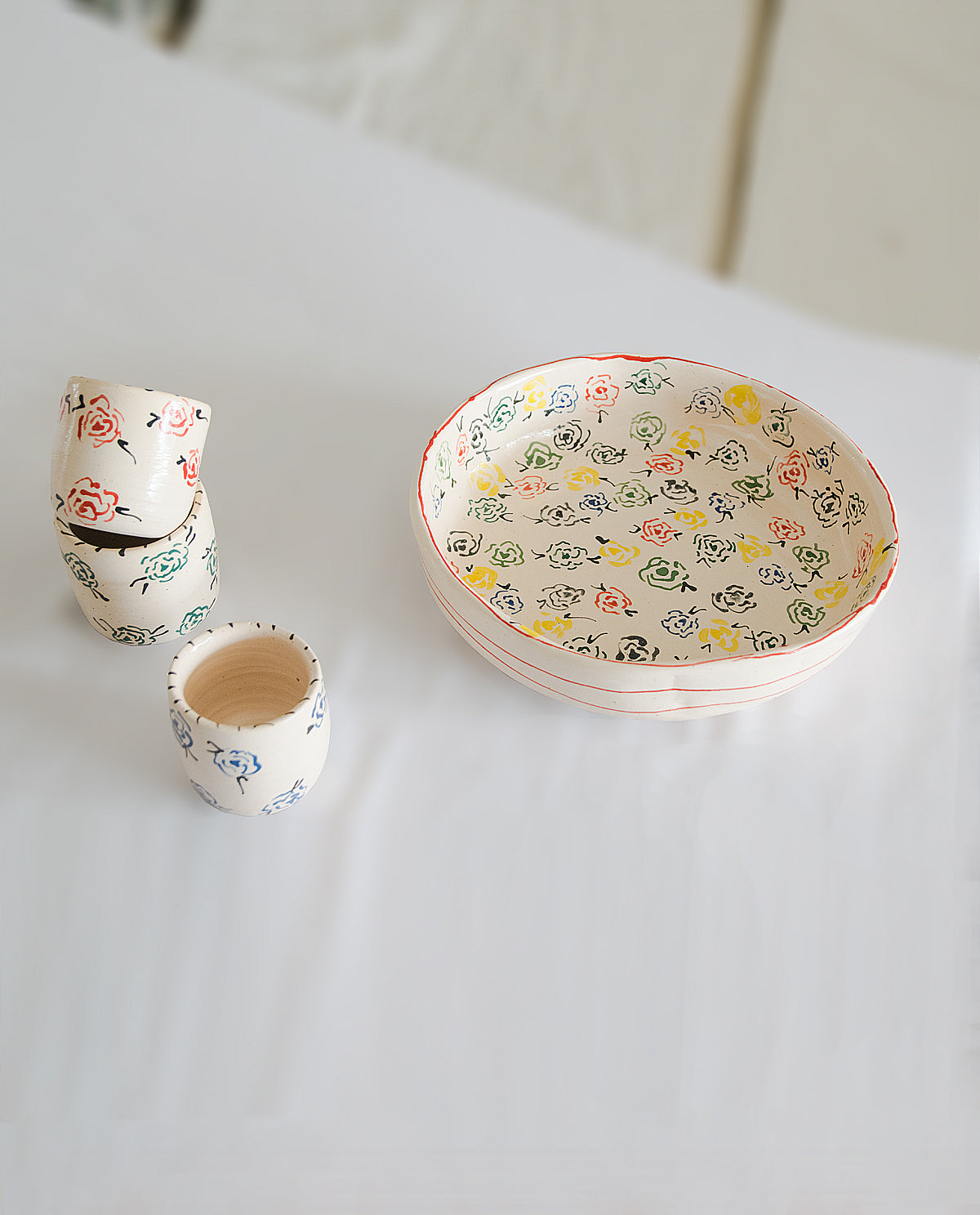 Roses Salad Bowl