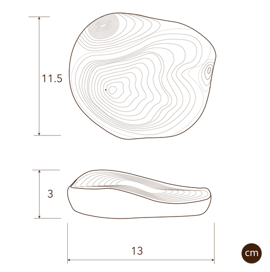 Veil | Incense Holder | Burnt Ochre