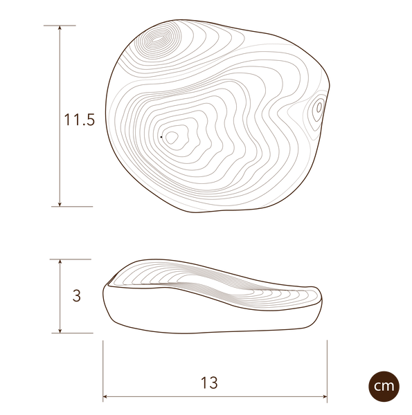 Veil | Incense Holder | Burnt Ochre