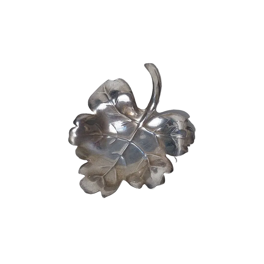 Vintage Silver Plated Leaf