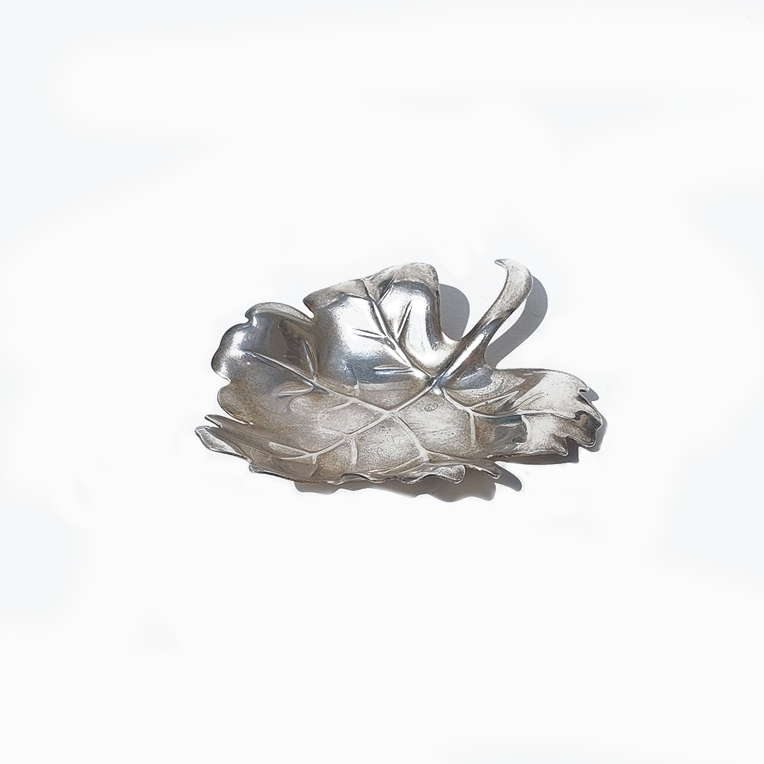 Vintage Silver Plated Leaf