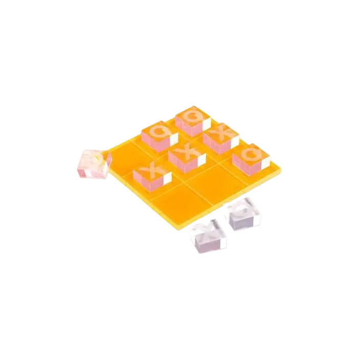 Vince Acrylic Tic Tac Toe Orange - Casa by Josephine Jenno